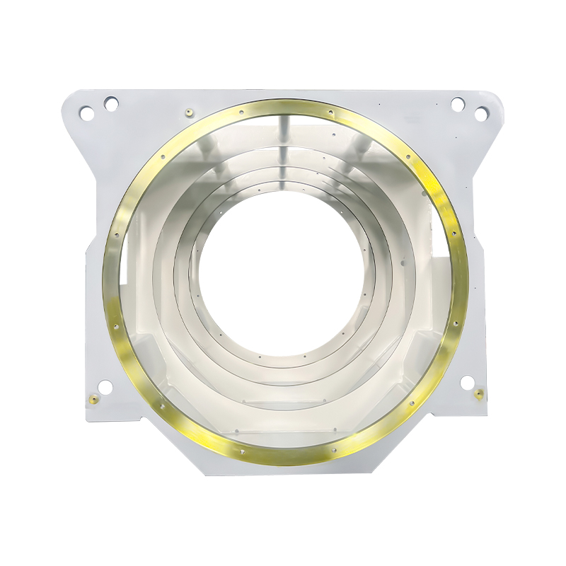 Válcový rám motoru se čtvercovou základnou