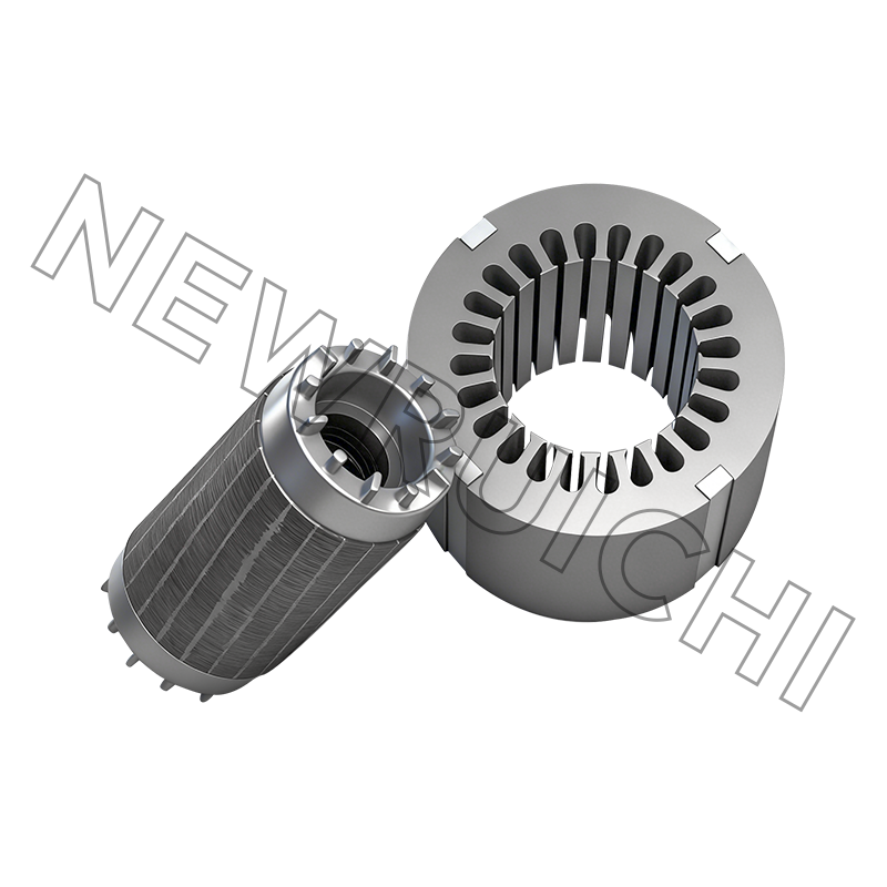 Sestava statoru střídavého motoru a jádra rotoru