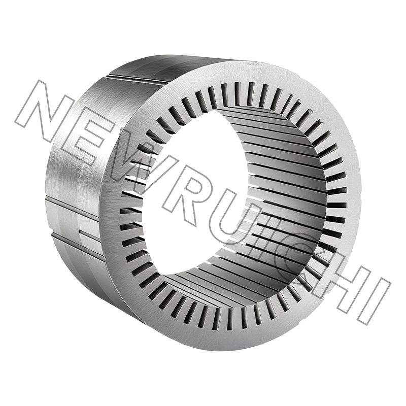 Sestava statoru motoru a jádra rotoru nového vozidla